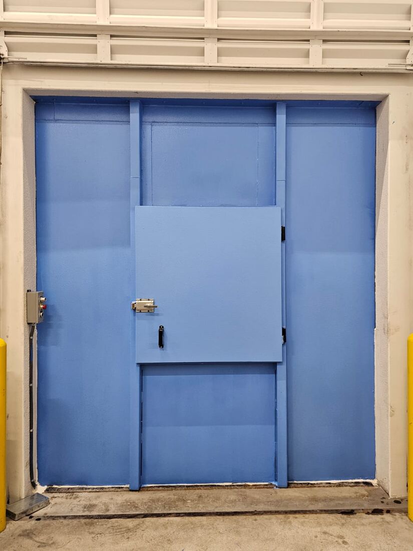 Compactor chute and door replacement